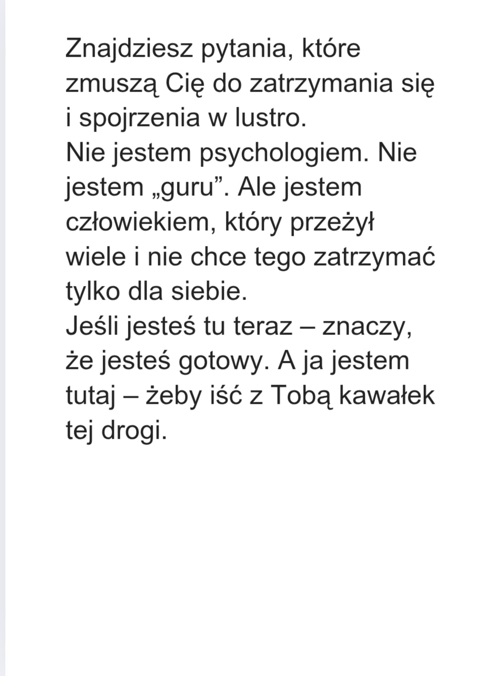 To Wszystko Po Coś. Każda historia ma sens, Zwłaszcza Twoją