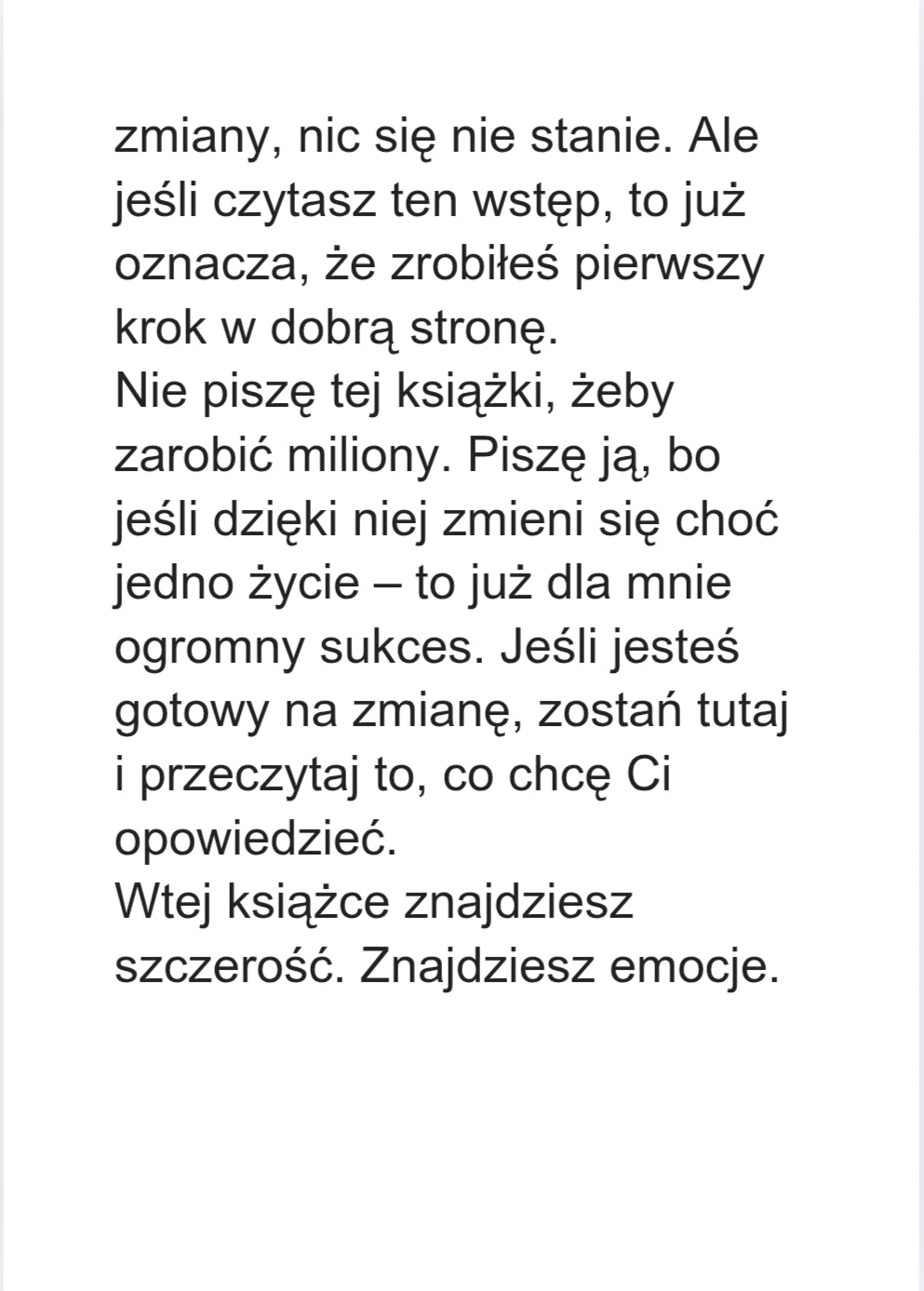 To Wszystko Po Coś. Każda historia ma sens, Zwłaszcza Twoją