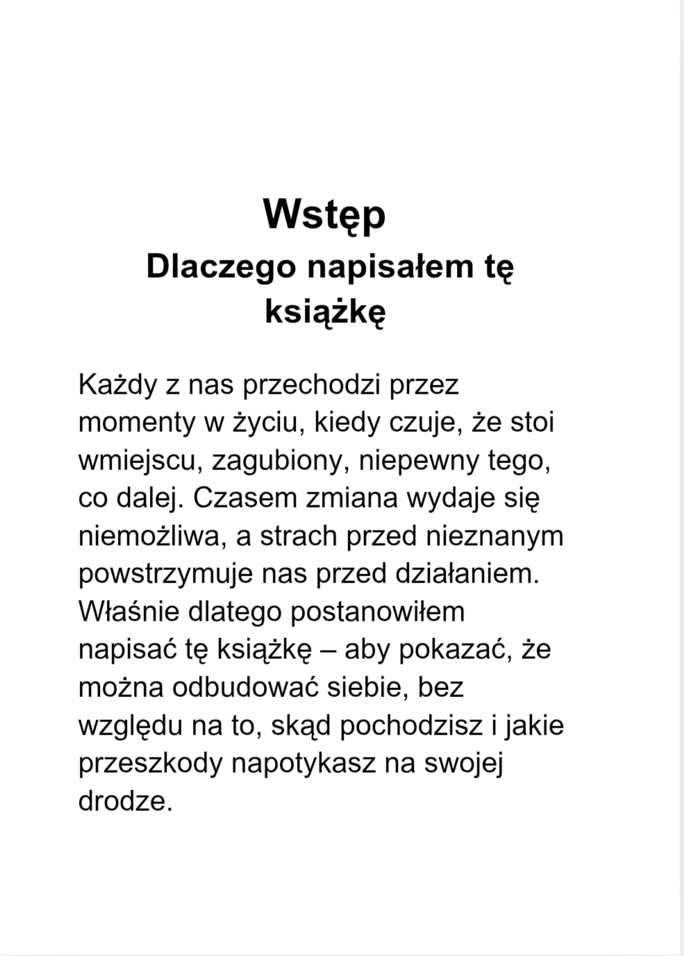 Zbuduj siebie od nowa Jak odnaleźć siebie i odważyć się na zmianę