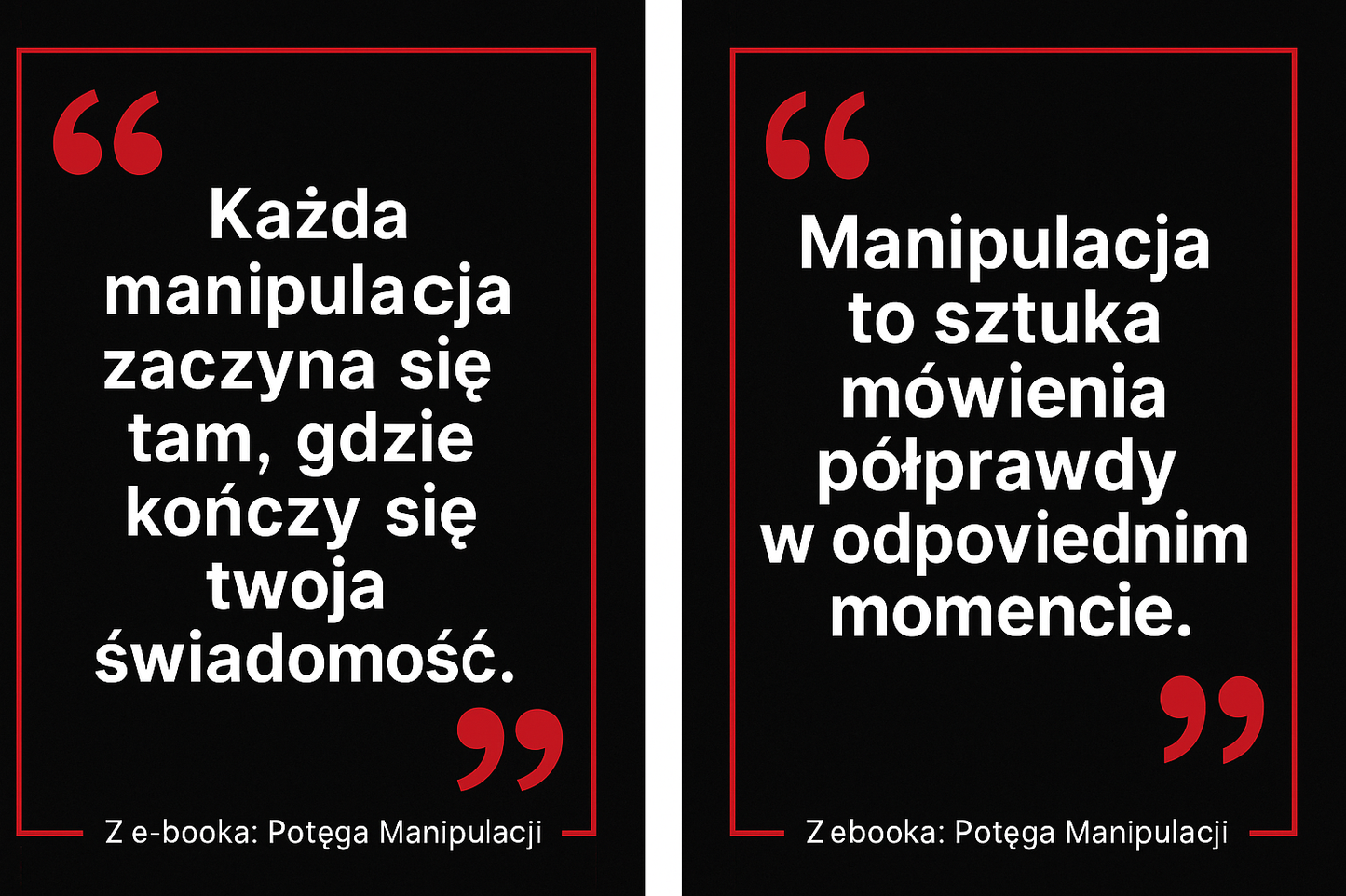 „Potęga Manipulacji – e-book o technikach wpływu i obronie”