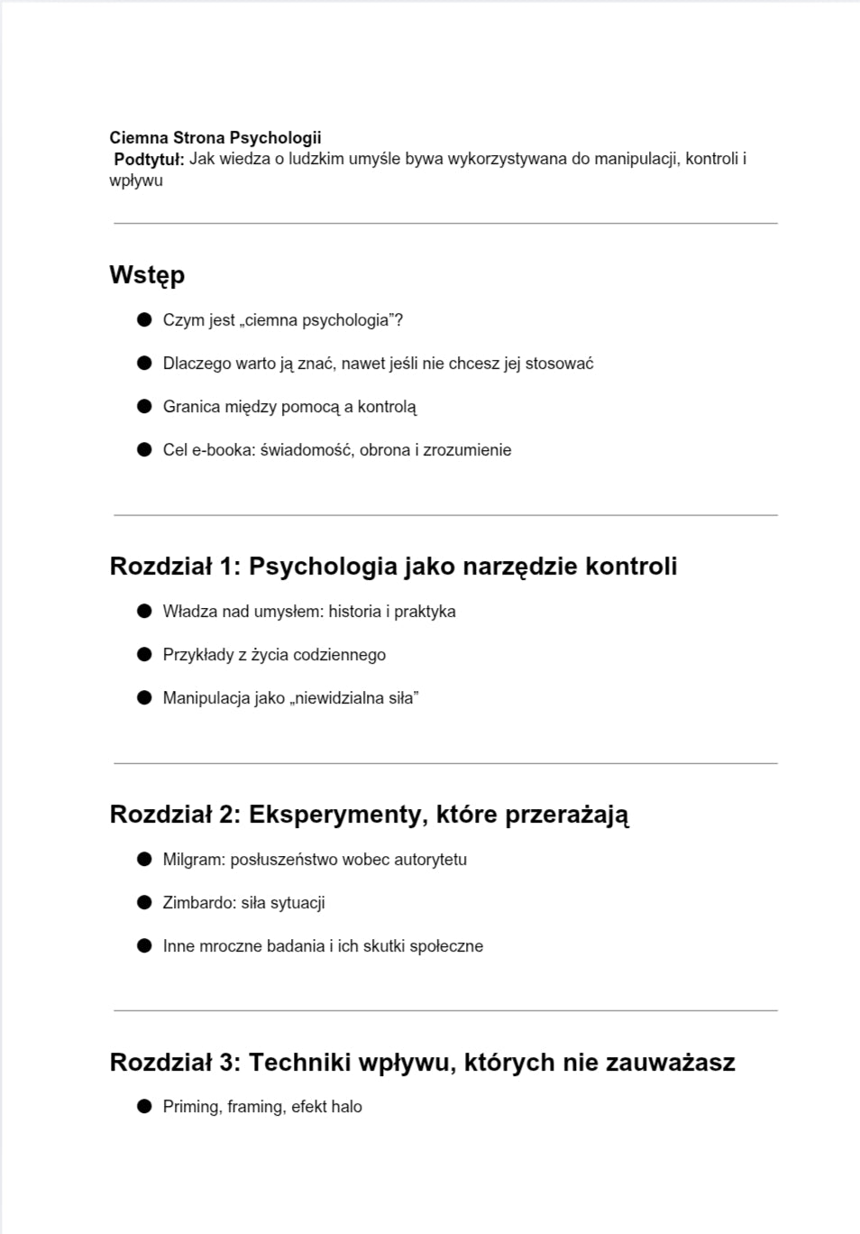 Ciemna strona psychologii